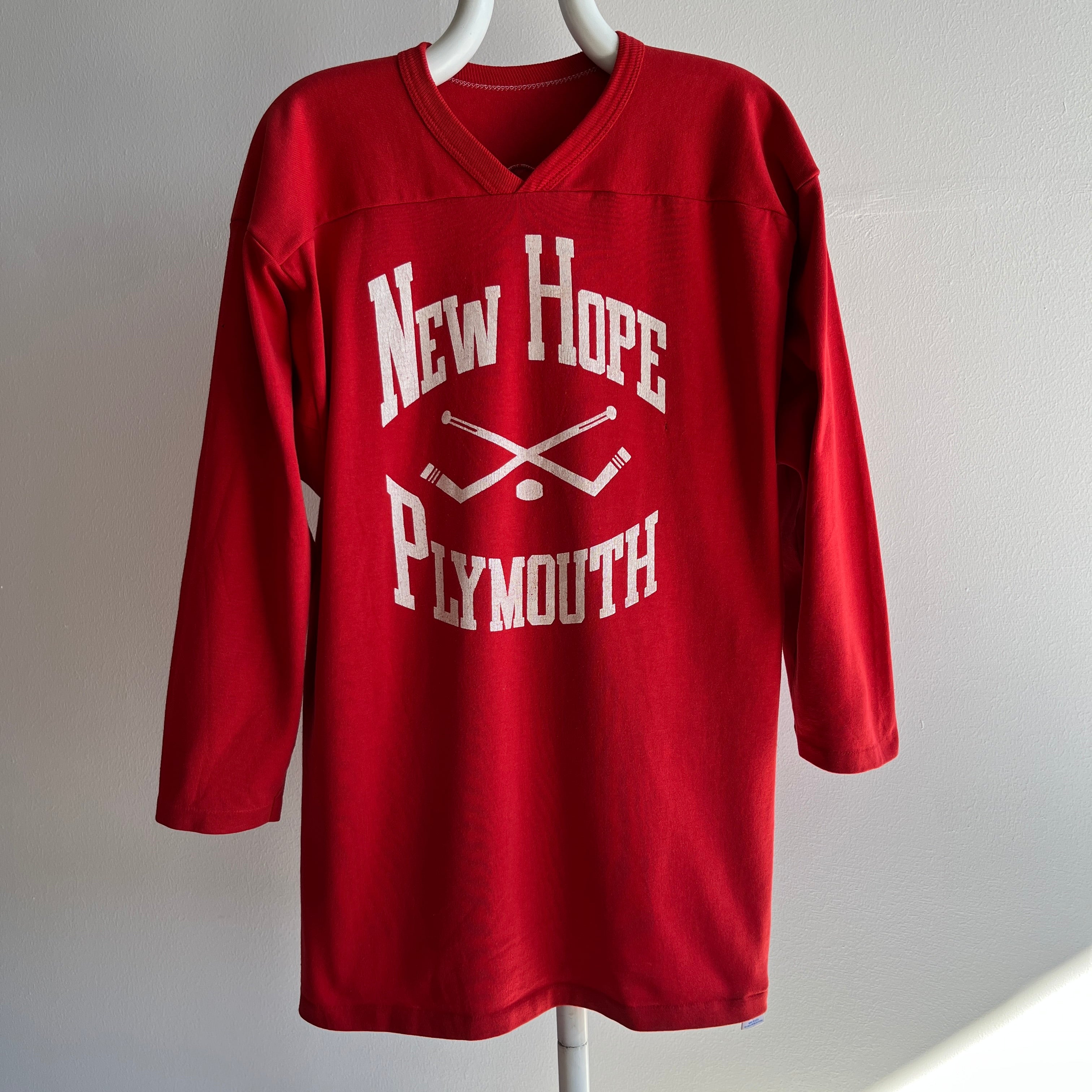 1980s New Hope Plymouth Football Shirt - Long