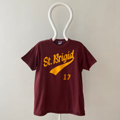 1980s St. Brigid Mish #17 Russell Athletic Shirt