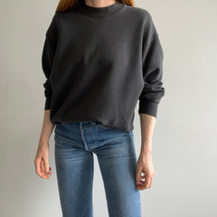 1990s Blank Black Sweatshirt by BVD