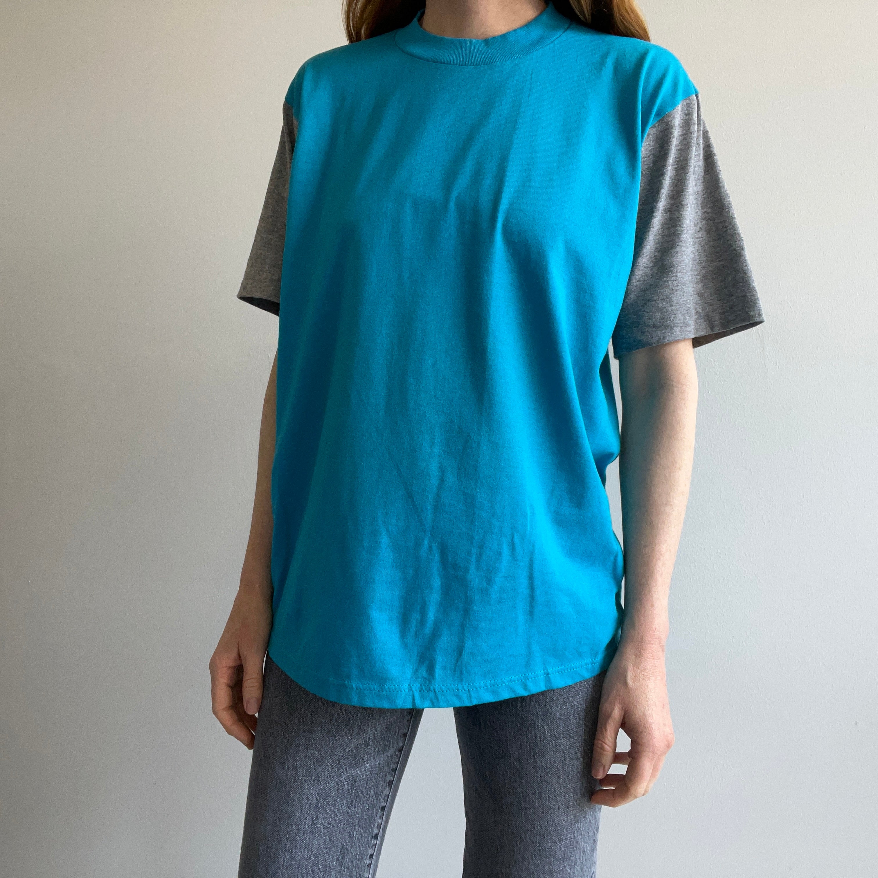 1980s Two Tone Blank T-Shirt