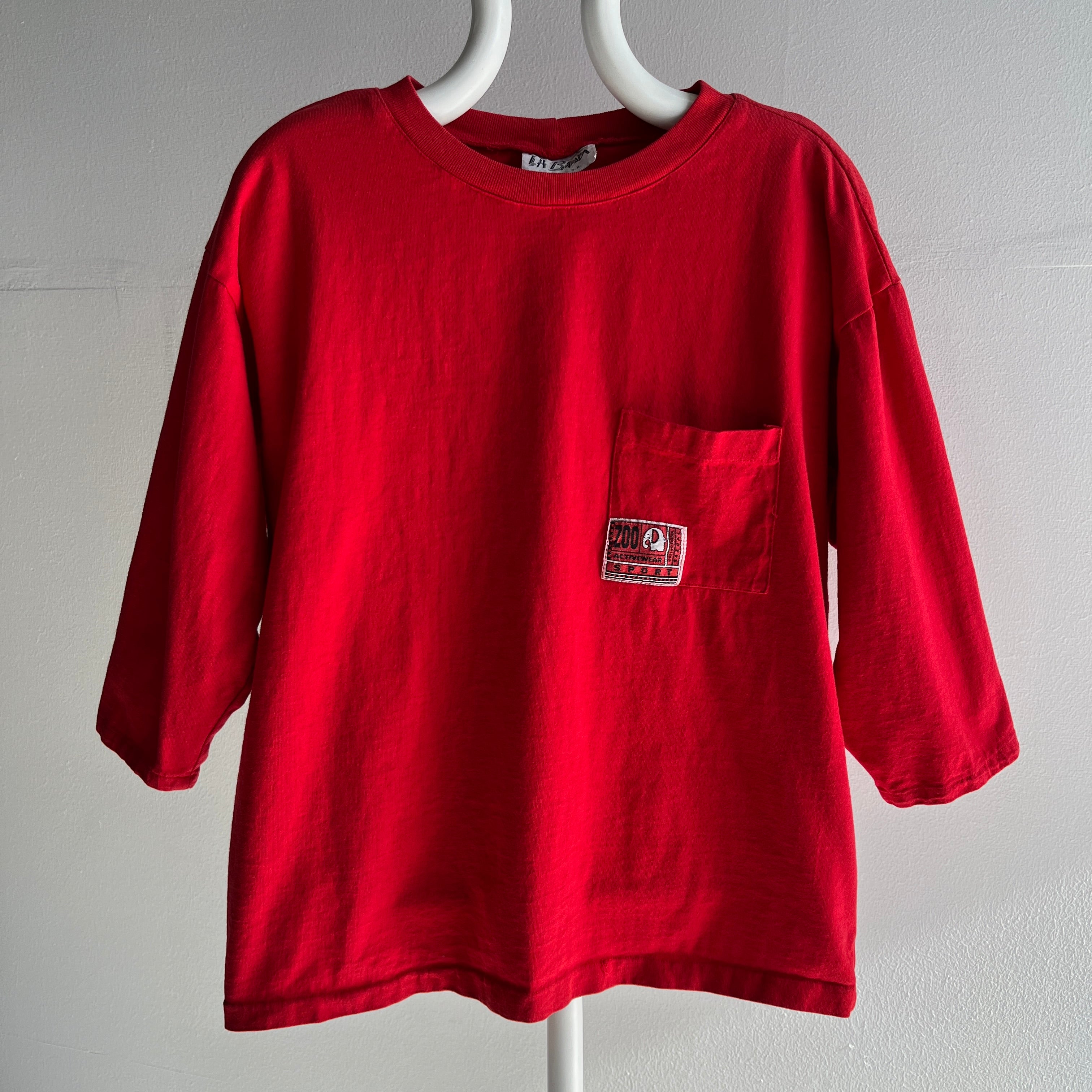 1980s Zoo Activewear Super 80s Cotton Pocket T-Shirt