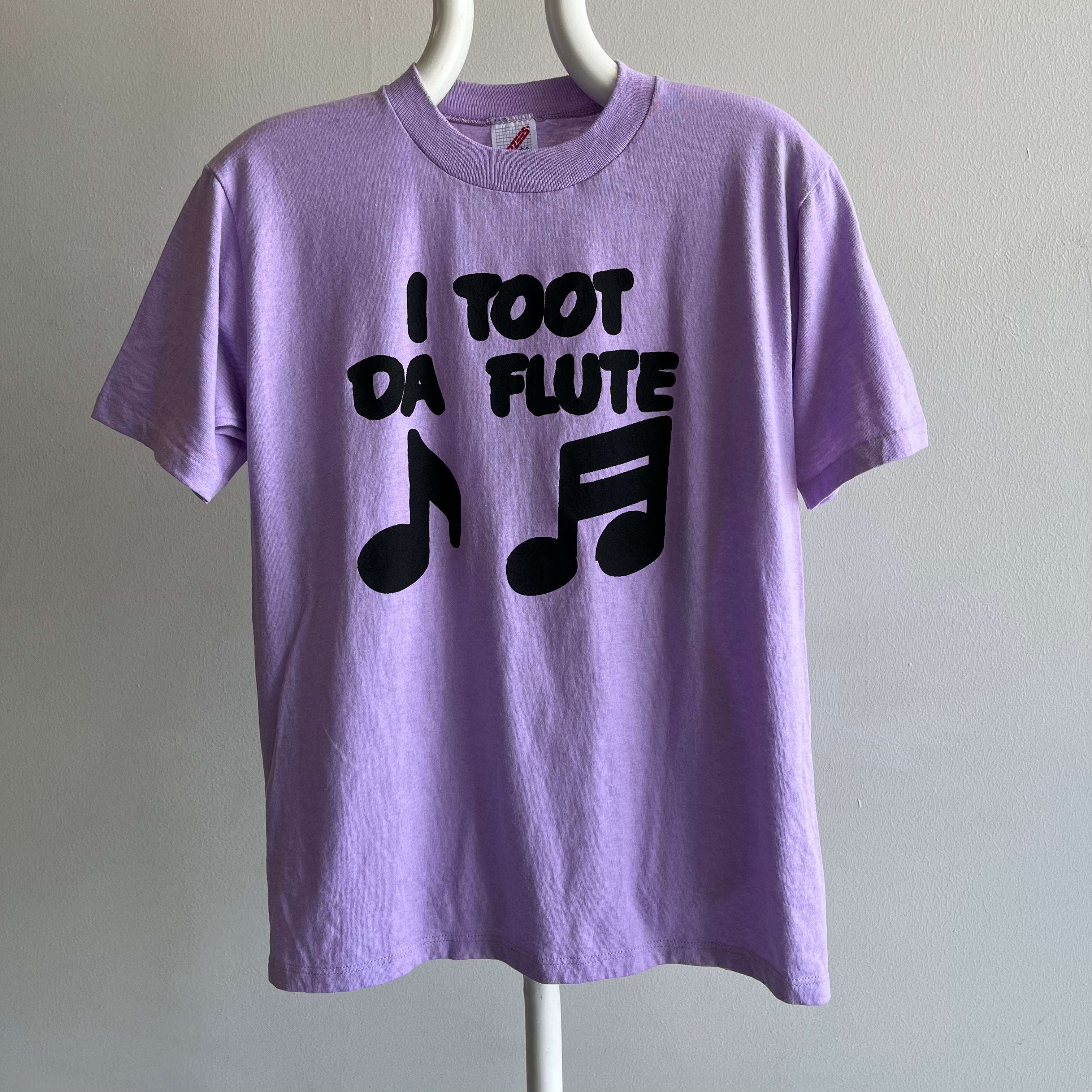 1980s I Toot Da FLute T-Shirt