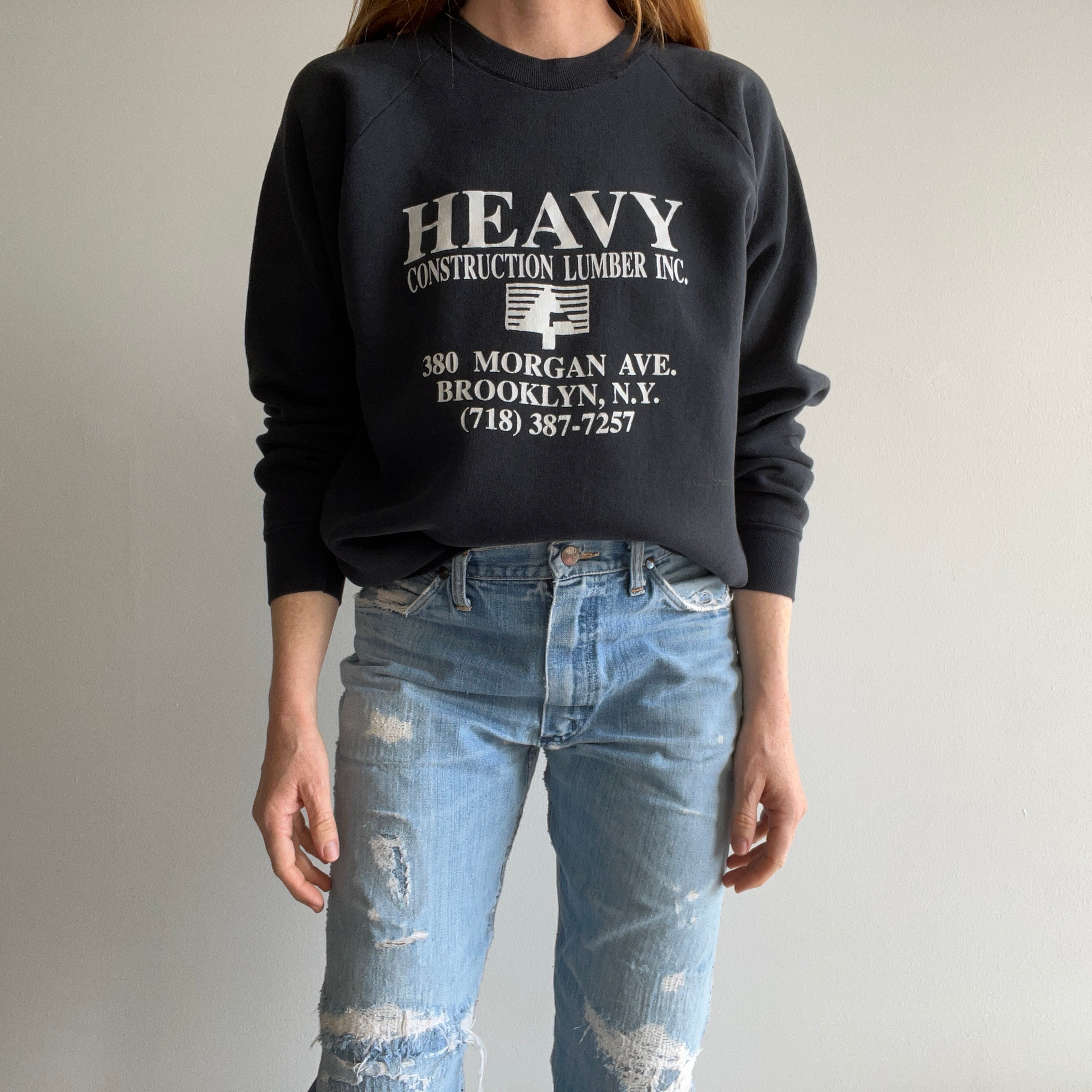 1980s Heavy Construction Sweatshirt