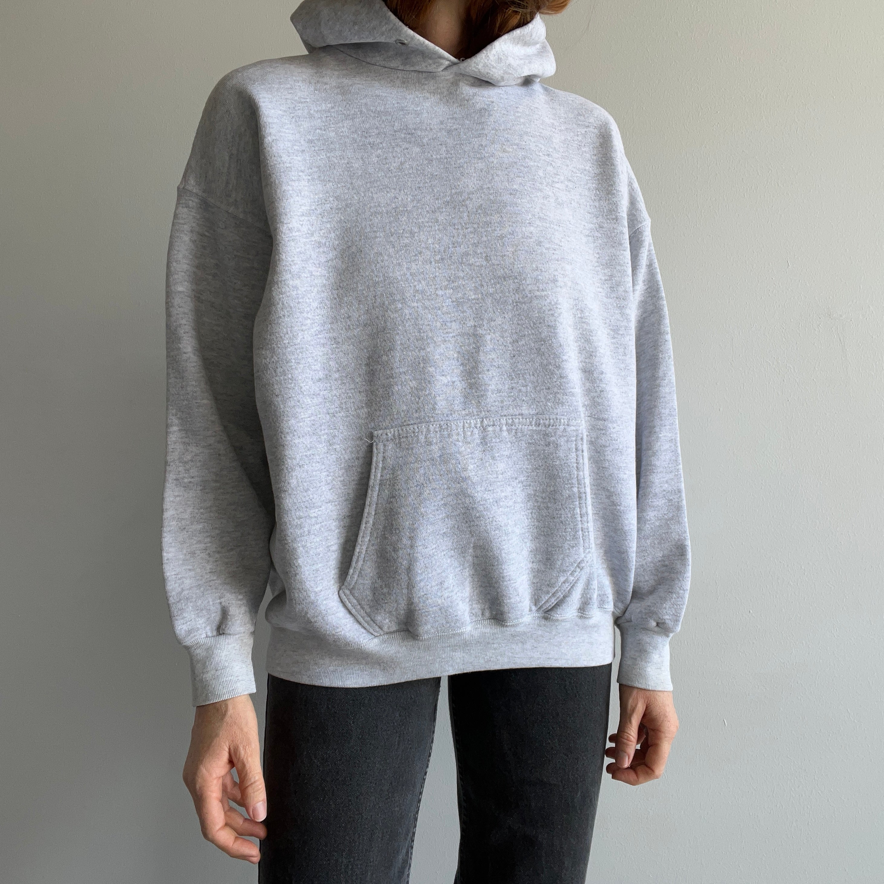 1980s Rad Light Gray Hoodie