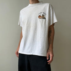 1980/90s Light Heather Grey Gone Bikin' T Shirt
