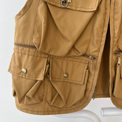 1970s Tan Fishing Vest - Lots O Pockets