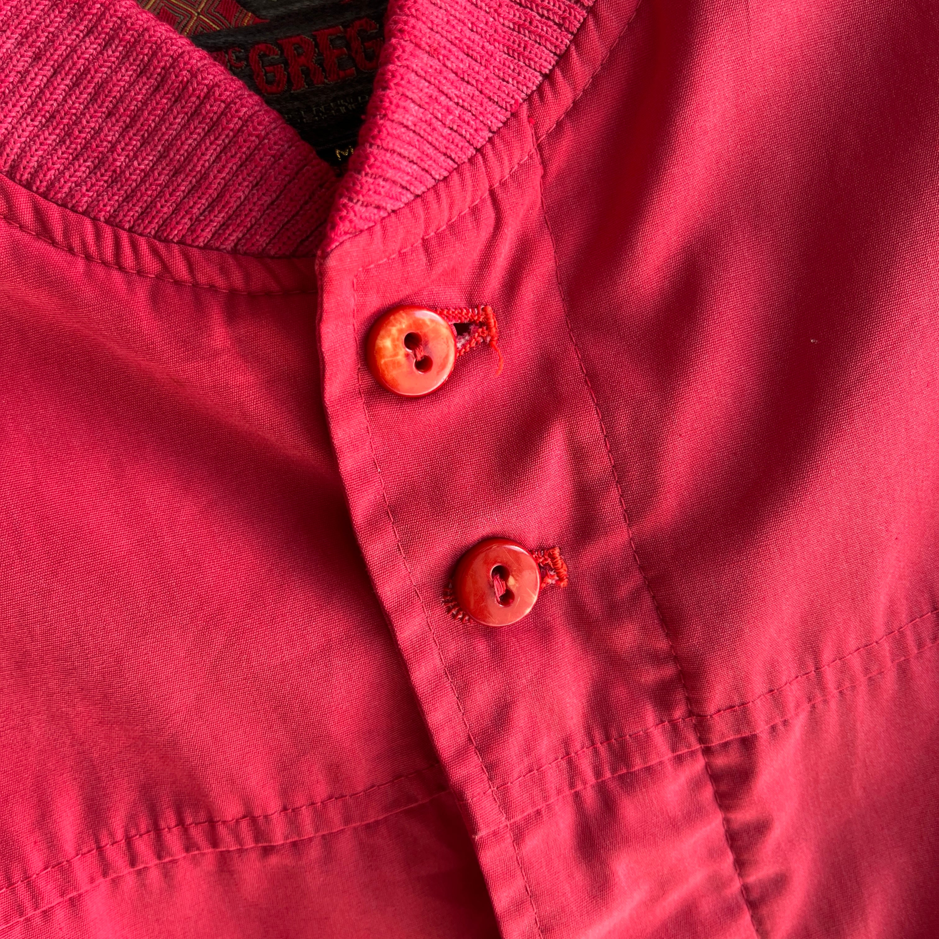 1970s McGregor Lined Baseball Style Jacket - The Buttons!