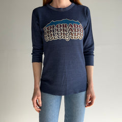 1970s Faded and Worn Colorado Waffle Knit on a FOTL - WOW!