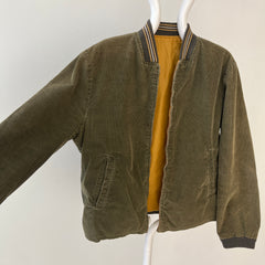 1960s/70s Olive Green Corduroy Reversible Jacket