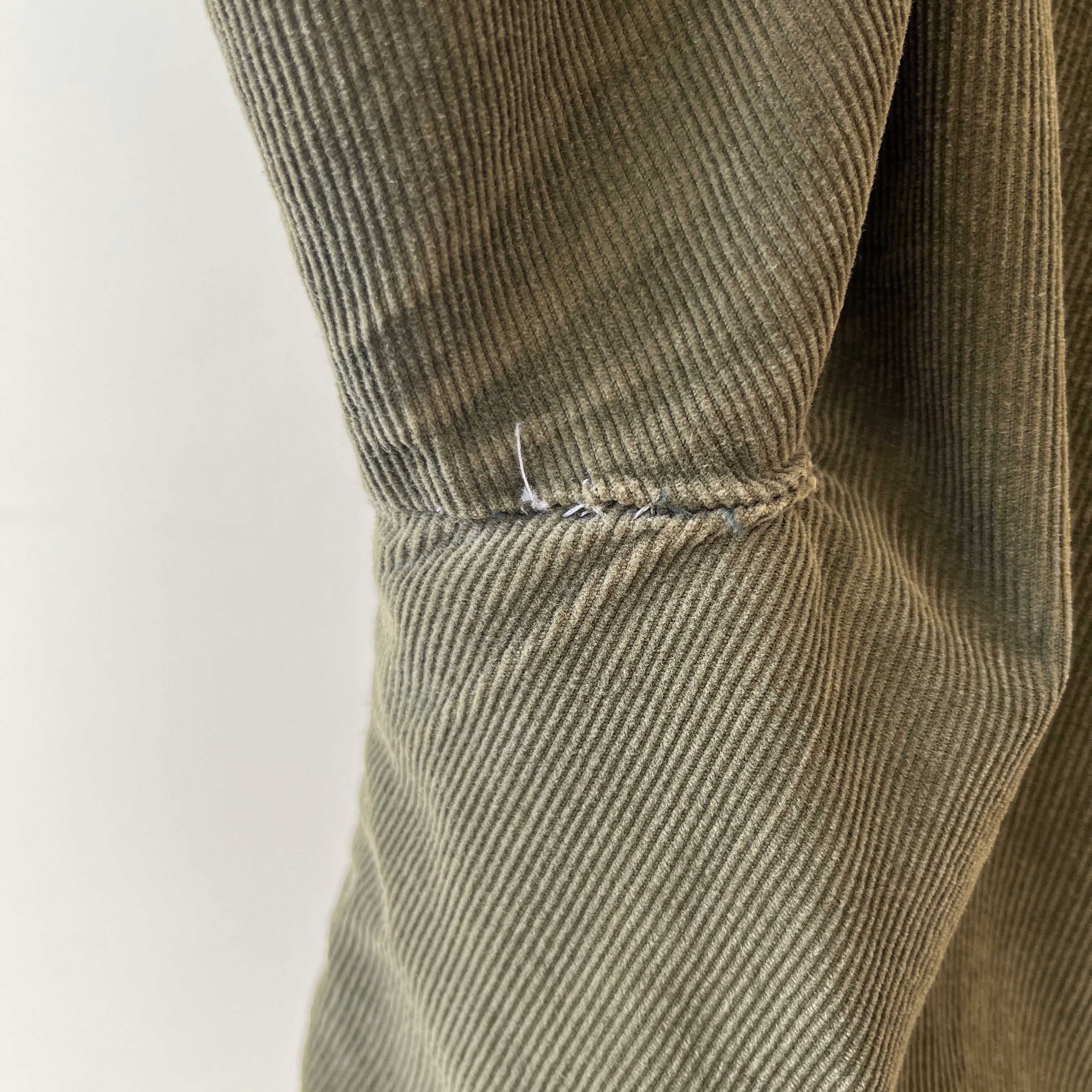 1960s/70s Olive Green Corduroy Reversible Jacket