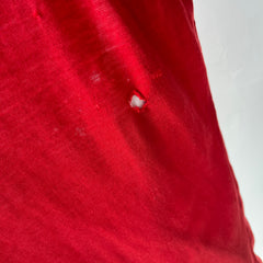 1970s Red and White Tank Top - With Holes