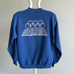 1980s Shore Gymnastic School Front and Back Sweatshirt