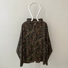 1980s/90s Camo Zip Up Hoodie