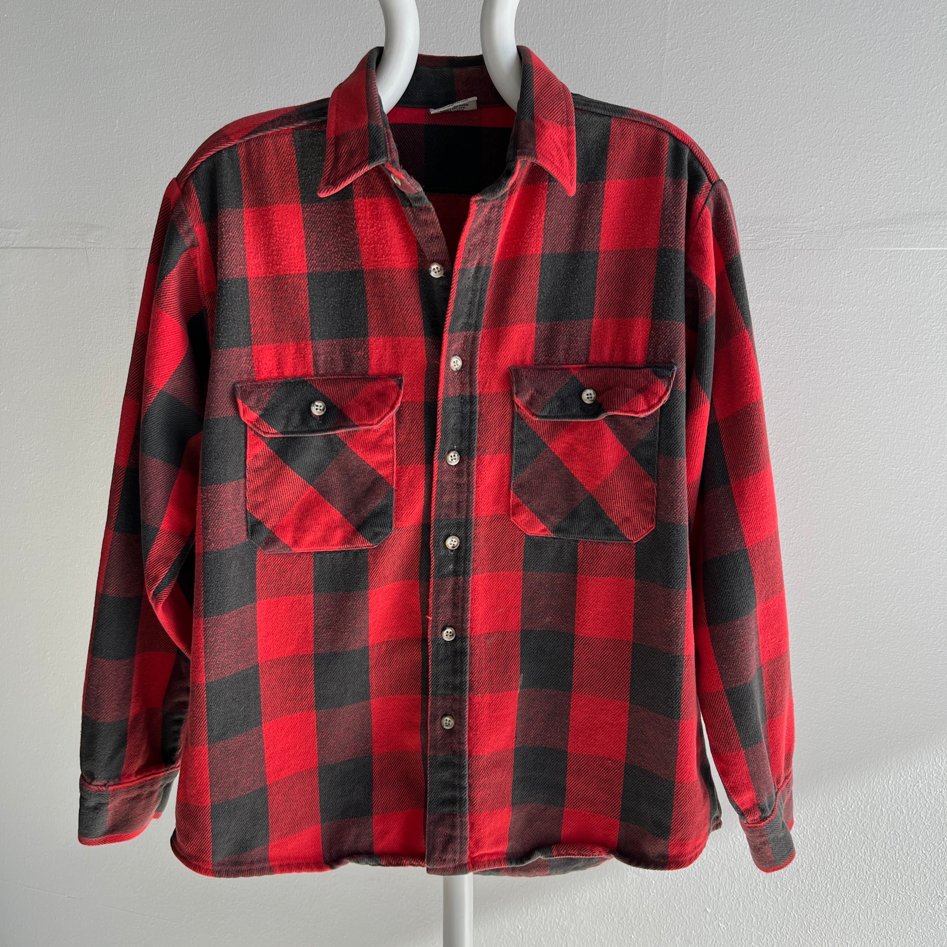 1990s Winston Cotton Buffalo Plaid Flannel