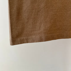 1980s Blank Tan T Shirt