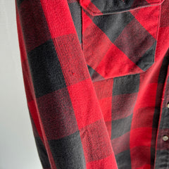 1990s Winston Cotton Buffalo Plaid Flannel