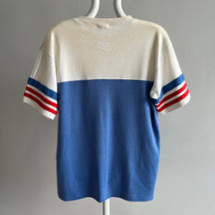 1970s Two Tone Football Style T-shirt - SWOON