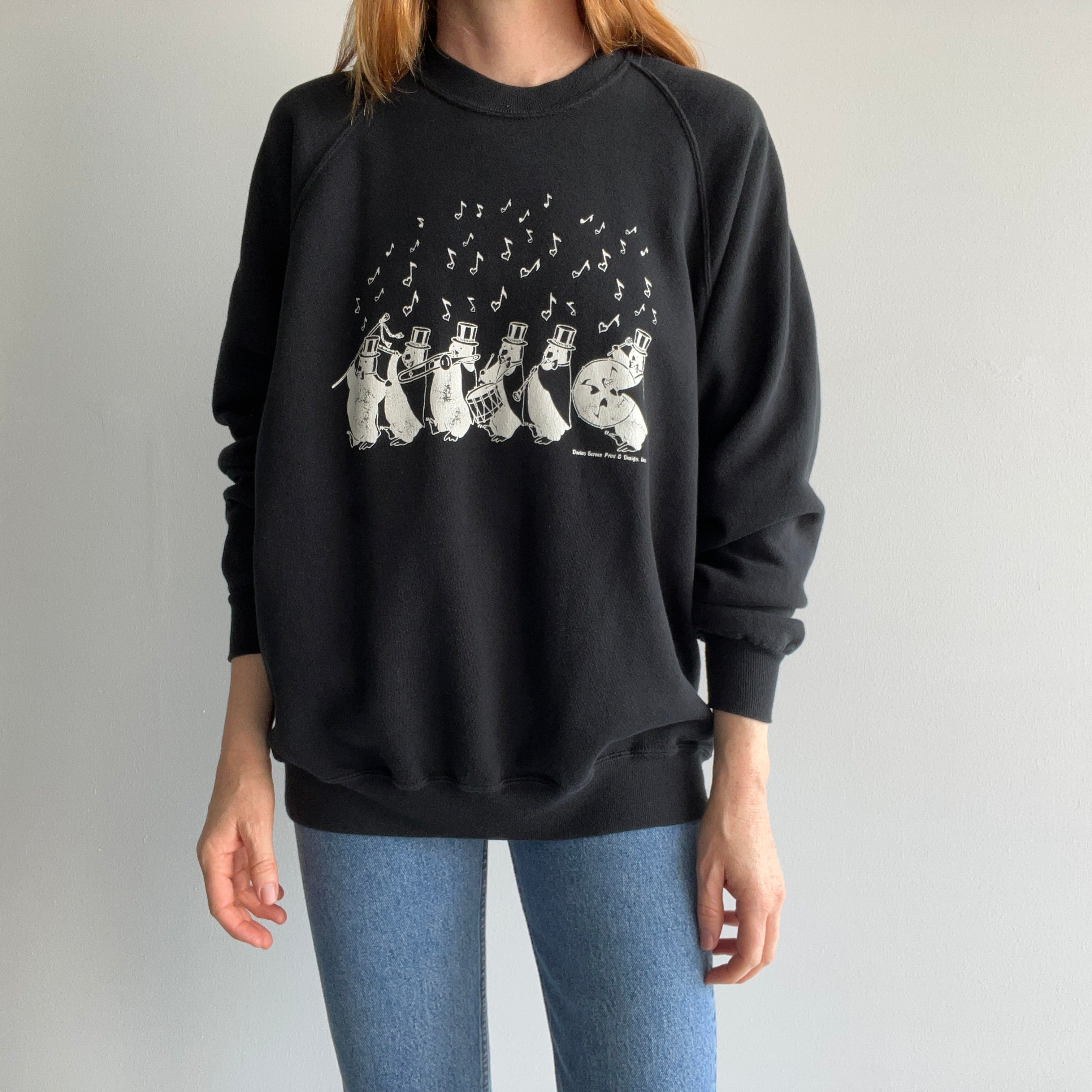 1980s A Band of Penguins Sweatshirt