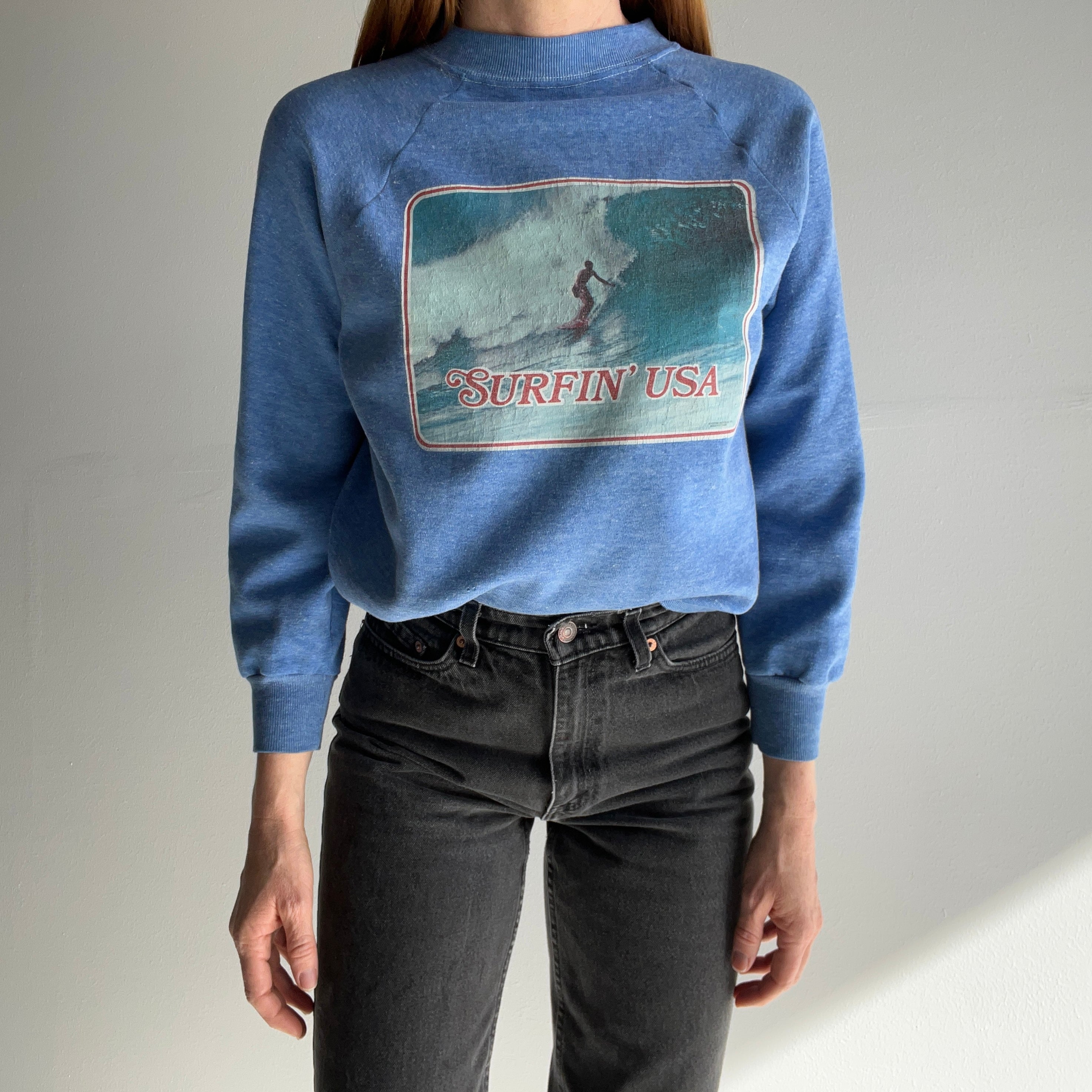 1975 Surfin' USA Sweatshirt on a Collectible FOTL