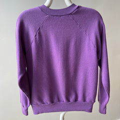 1980s DIY Hand Stitched Butterfly Sweatshirt (early 80s)