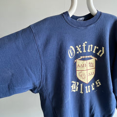 1980s University of Oxford Blues (Elite Oxford Athletes) Reverse Weave Sweatshirt