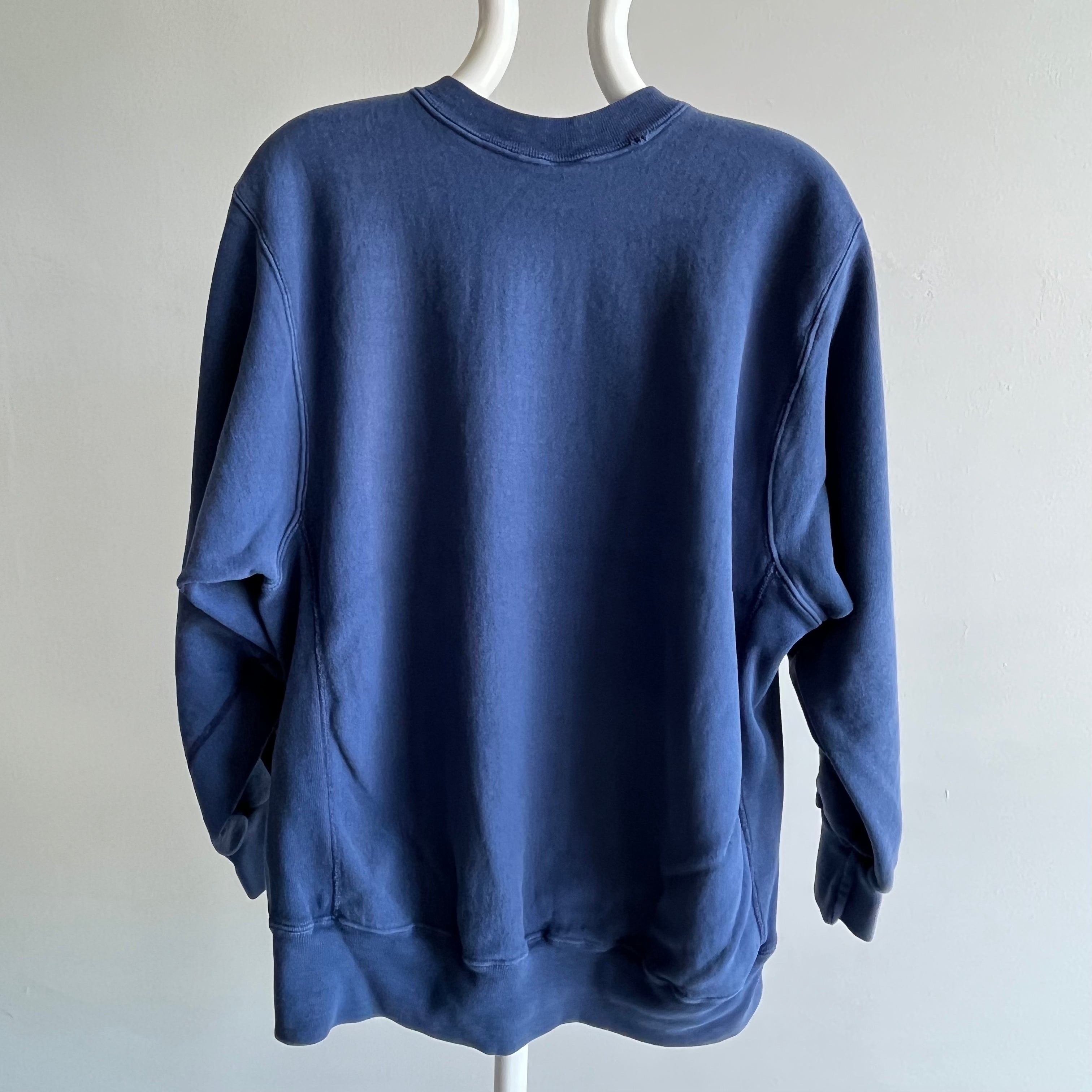 1980s University of Oxford Blues (Elite Oxford Athletes) Reverse Weave Sweatshirt