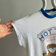 1980s American Hot Tub Club Teddy Bear Extra Long T-shirt