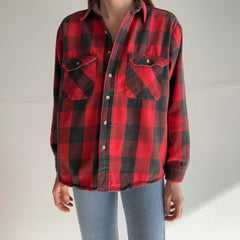 1990s Winston Cotton Buffalo Plaid Flannel