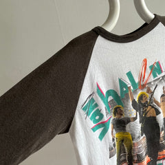 1986 Van Halen Front and Back Baseball Tour T-Shirt - OG!