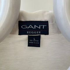 1980s/90s White Striped Rugby Shirt