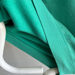 1980s Seafoam Blue Green Raglan - A Delight