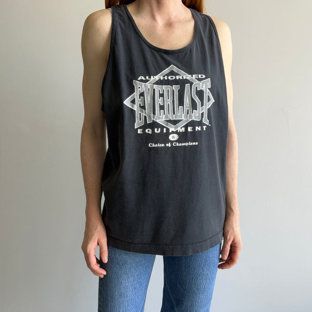 1980s Faded Cotton Everlast Tank Top - Remember Them???