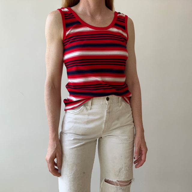 1970s Striped Tank-Top