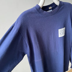 1990s Saint Bath French West Indies Long Sleeved Cotton T-Shirt - Front and Back