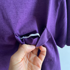 1980/90s Dreamy Worn Purple Pocket T-Shirt by BVD