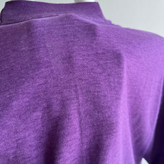 1980/90s Dreamy Worn Purple Pocket T-Shirt by BVD