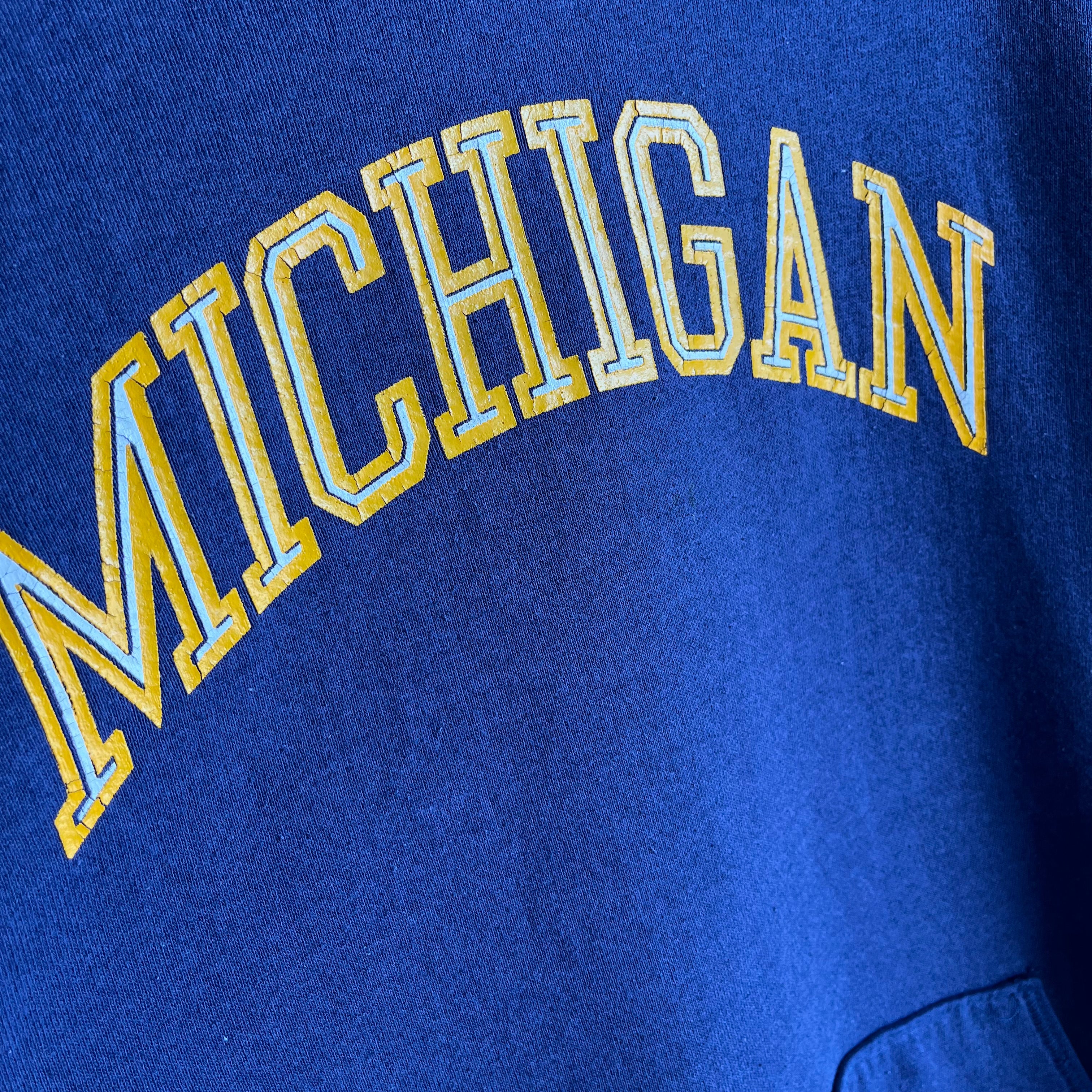 1980s University of Michigan Super Weights by Russell Hoodie