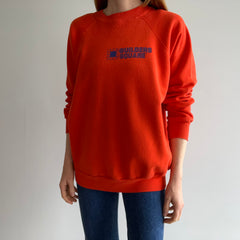 1980s Orange Builders Square Sweatshirt by Pannill