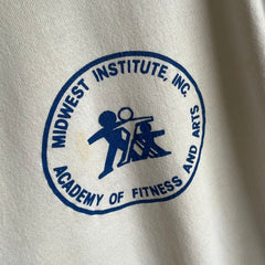 1980s MidWest Institute Academy of Fitness and Arts Stained Sweatshirt