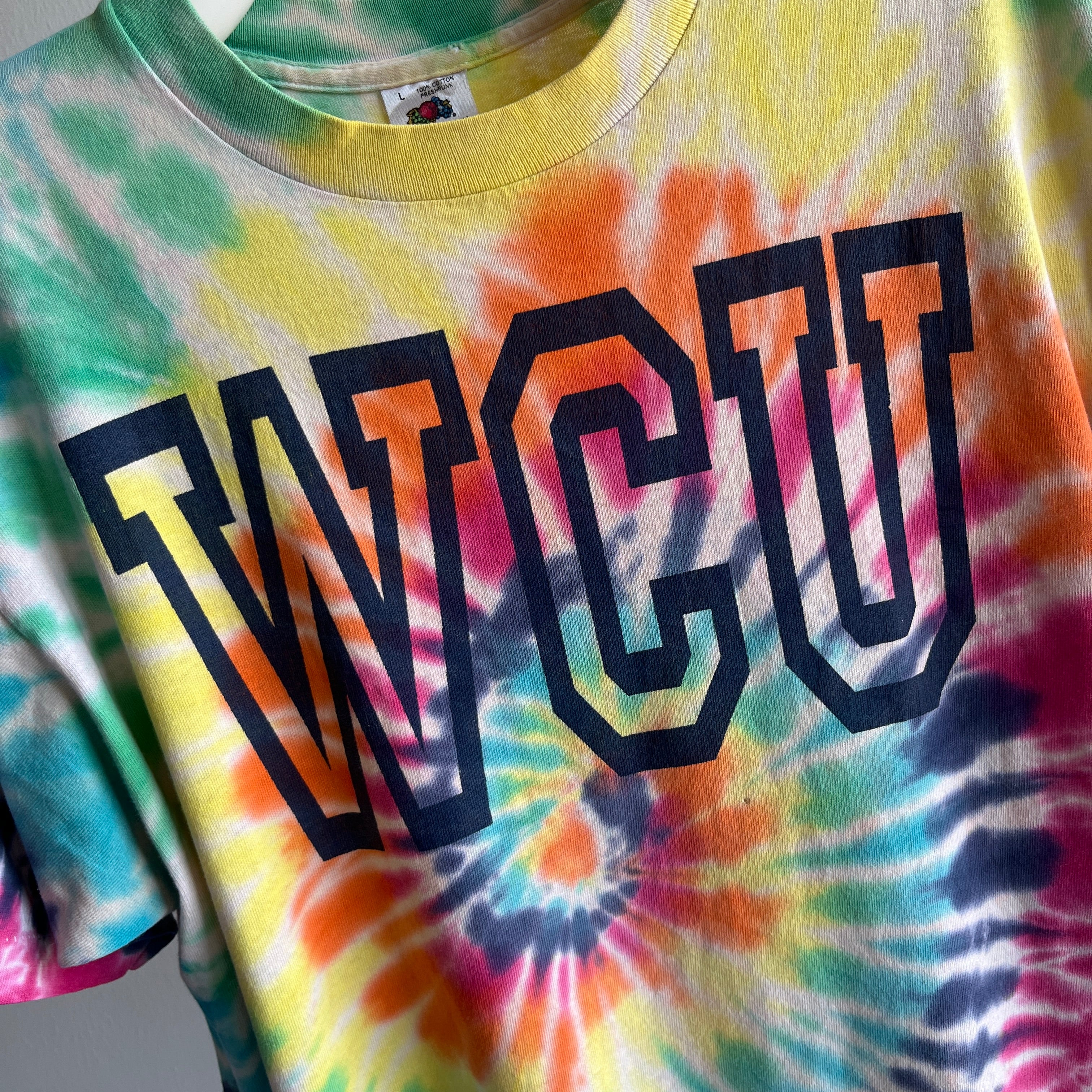 1980/90s WCU Western Carolina University Tie Dye T-Shirt