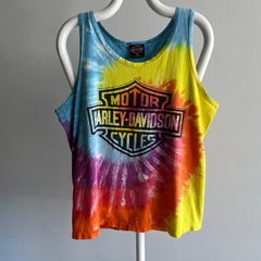 1990s Nashville Harley Tie Dye Tank Top - WOW