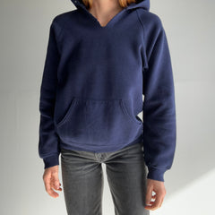 1980s St. John's Medium Weight Cut Neck Hoodie - Beautiful Gauge