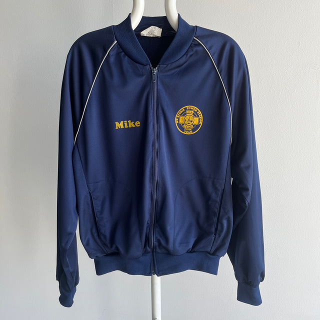 1970/80s Mike's Mt. Storm Power Station Fire and Rescue Team Lightweight Zip Up Jacket