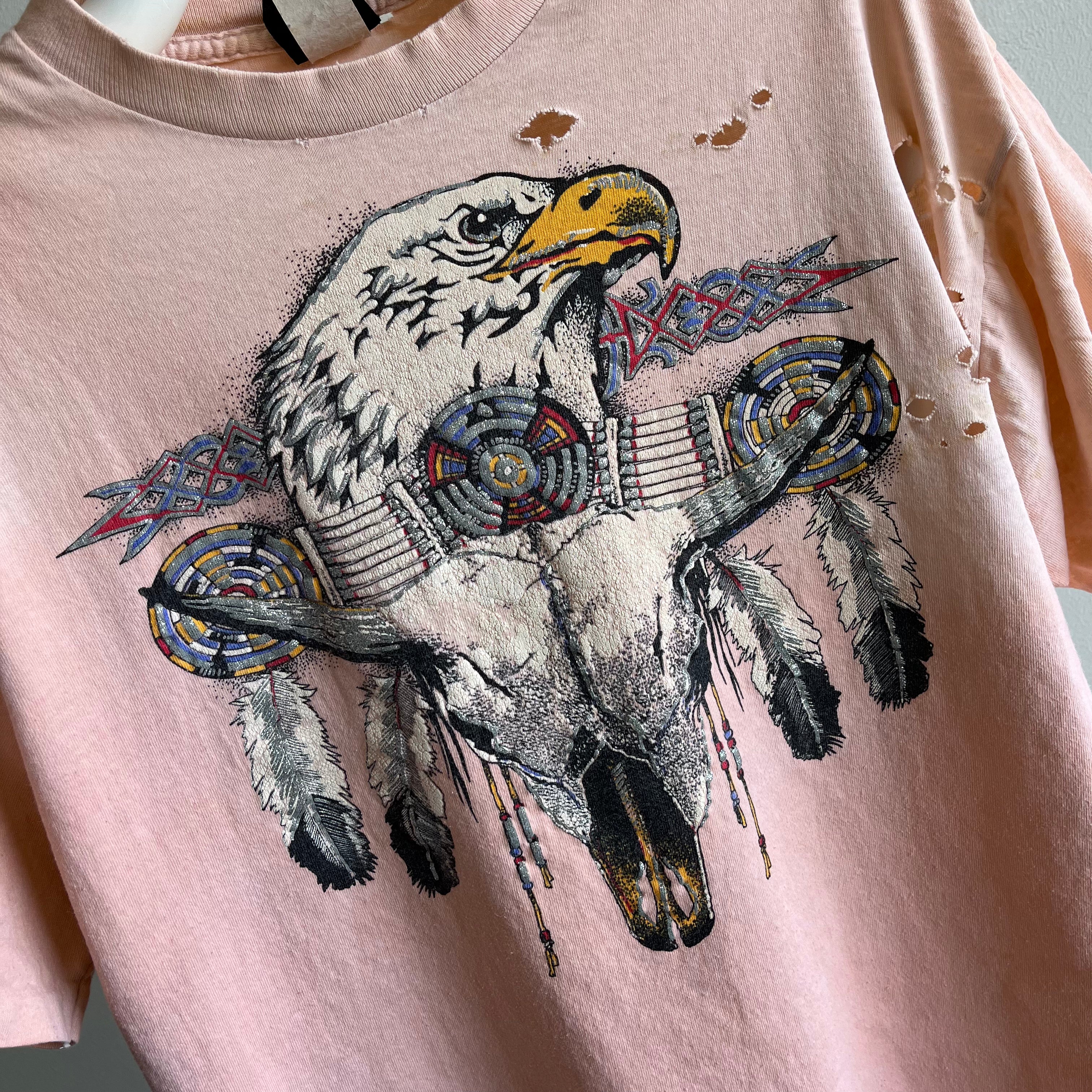 1980s Tattered Eagle T-Shirt