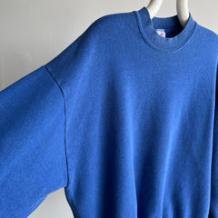 1980s Soft Blank Dodger aka Royal Blue Sweatshirt by Jerzees