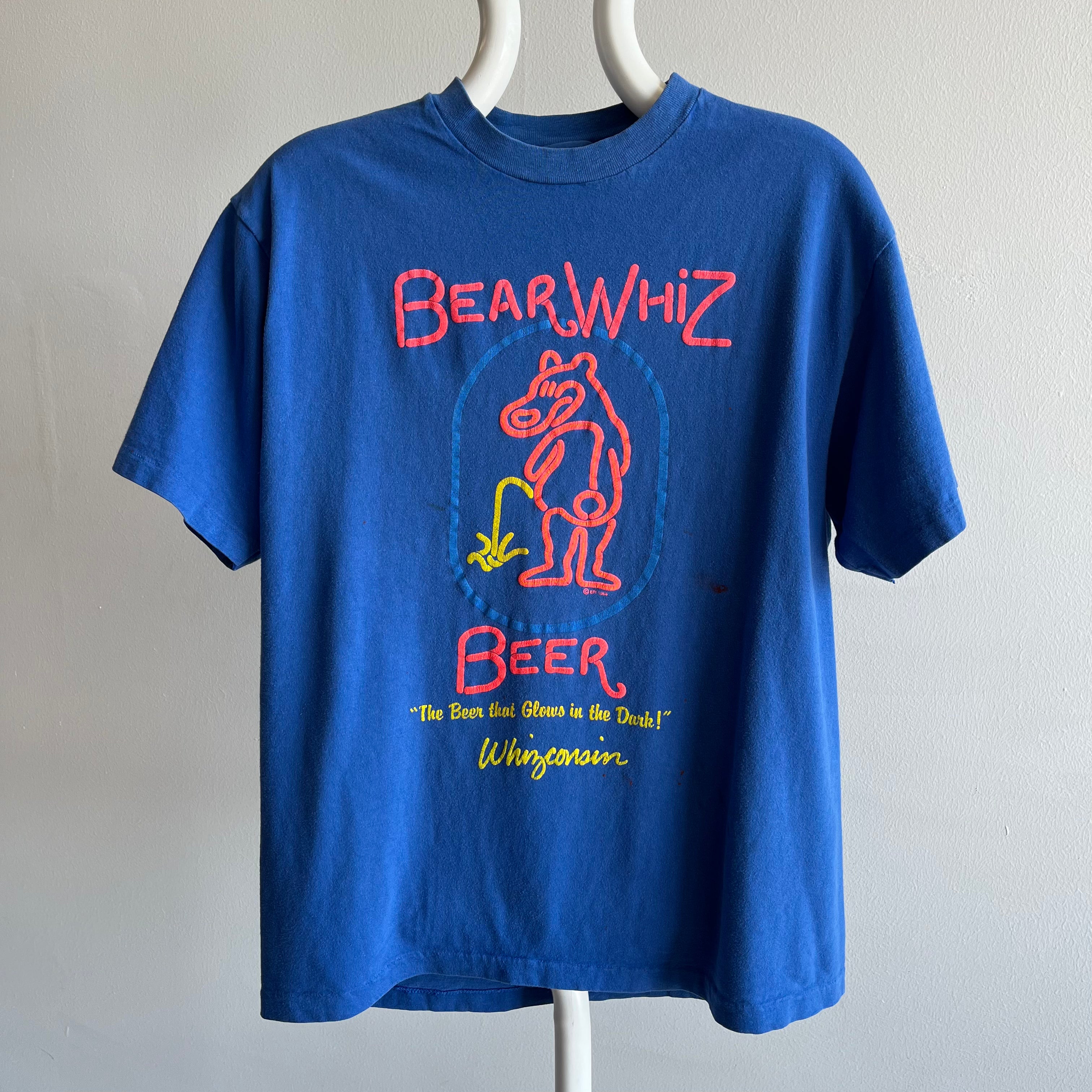 1986 Whizconsin Beer Whiz T-Shirt - Oh Wow