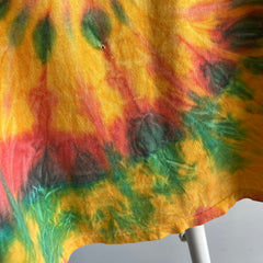 1990s USA Made J. Crew Tie Dye Cotton T-Shirt