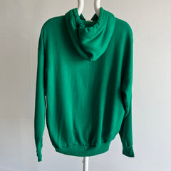 1980s Jon Lauren Kelly Green Super Duper Soft Acrylic Pull Over Hoodie