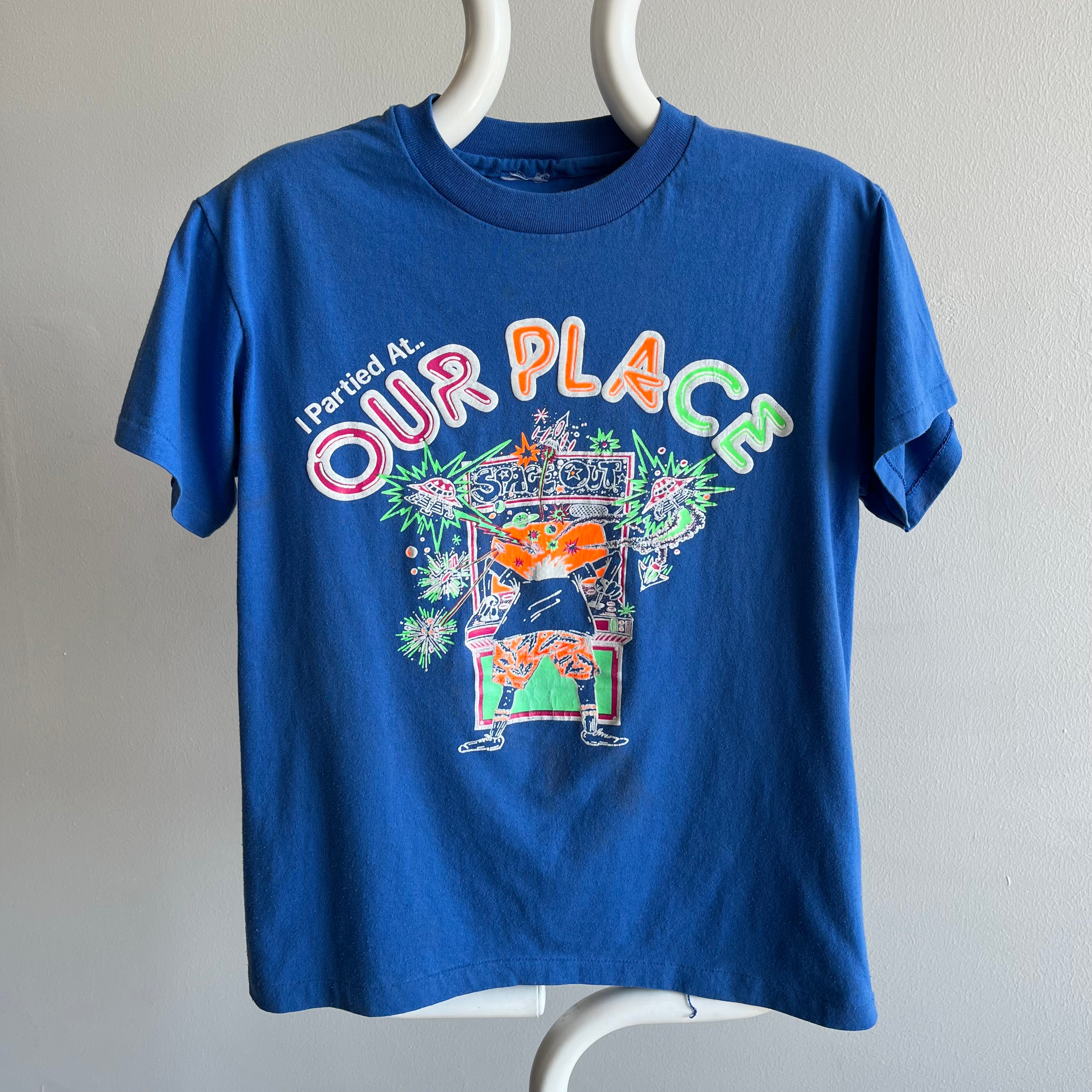 1980s I partied At Our Place Arcade T-Shirt