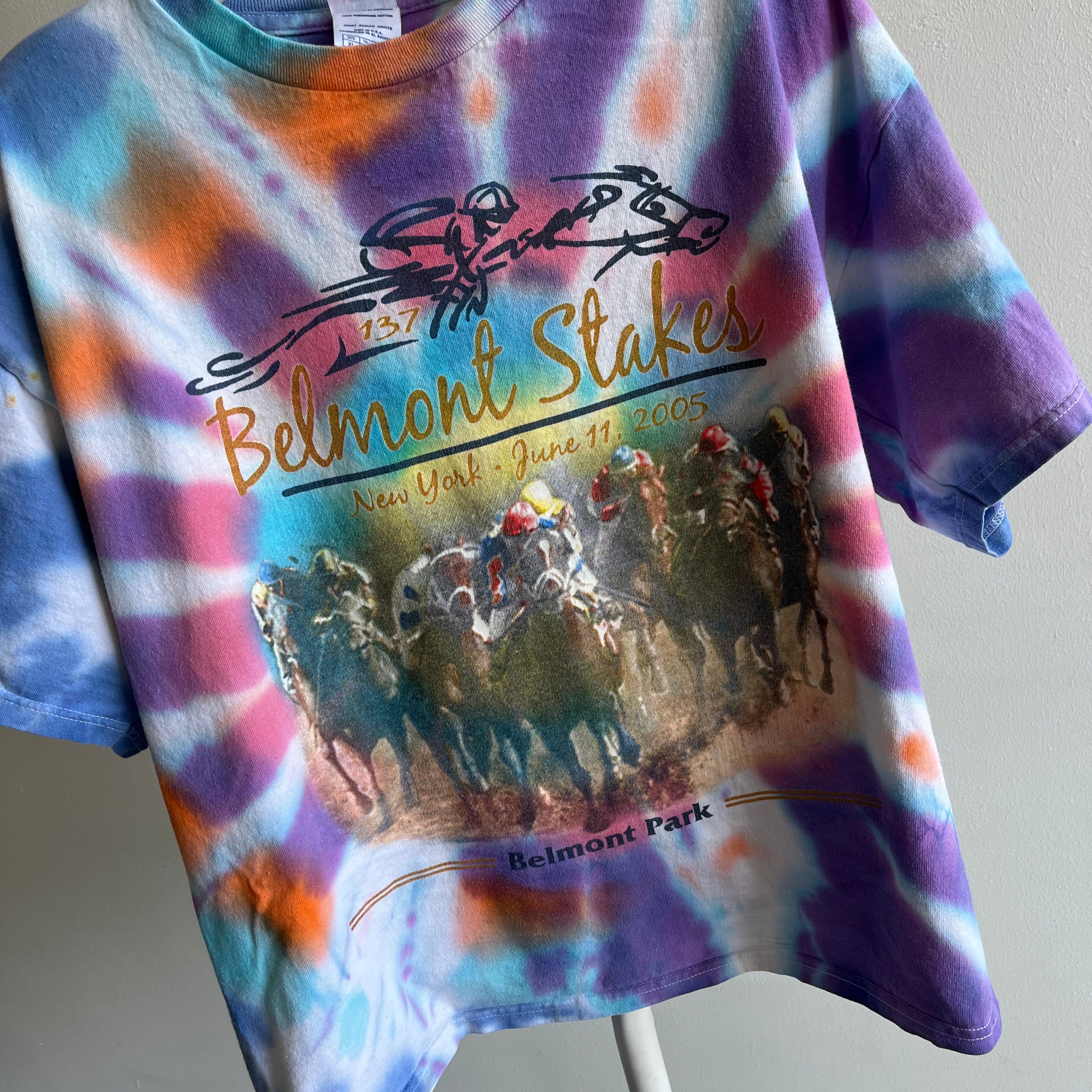 2005 Belmont Stakes Tie Dye T-Shirt